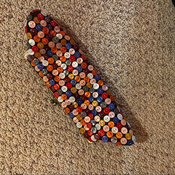 Vintage Aldo Button Purse - Picture 2 of 4